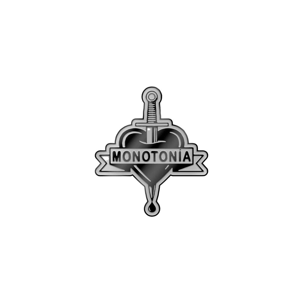 Monotonía Enamel Pin