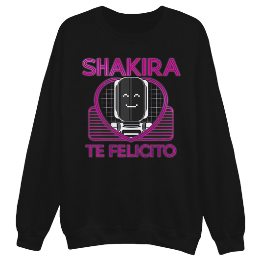 Te Felicito Crewneck Sweatshirt - Black